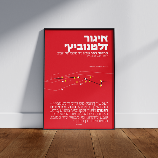 איגור זלטנוביץ׳ - הפועל באר שבע נגד מכבי ת״א 2025