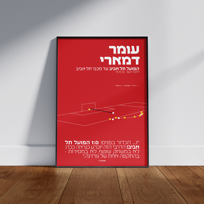 עומר דמארי - הפועל תל אביב נגד מכבי ת״א 2012